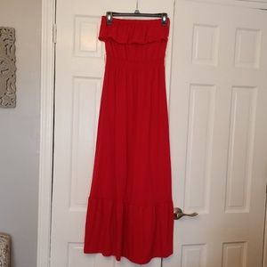 Used Red Maxi Dress